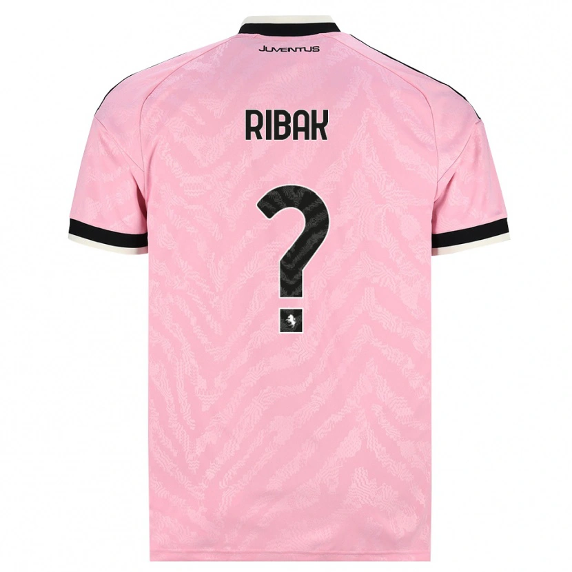 Danxen Børn Yoav Ribak #0 Pink Sort Udebane Spillertrøjer 2026/27 Trøje T-Shirt