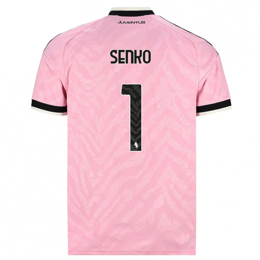 Danxen Børn Zsombor Senko #1 Pink Sort Udebane Spillertrøjer 2026/27 Trøje T-Shirt