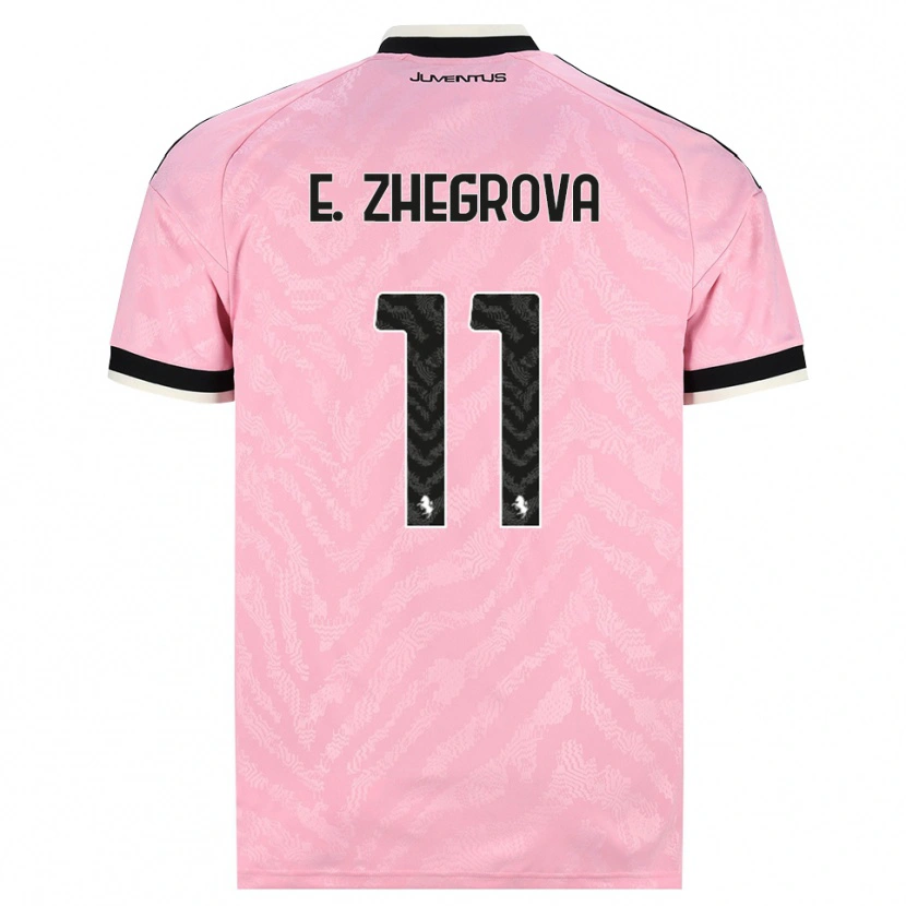 Danxen Børn Edon Zhegrova #11 Pink Sort Udebane Spillertrøjer 2026/27 Trøje T-Shirt