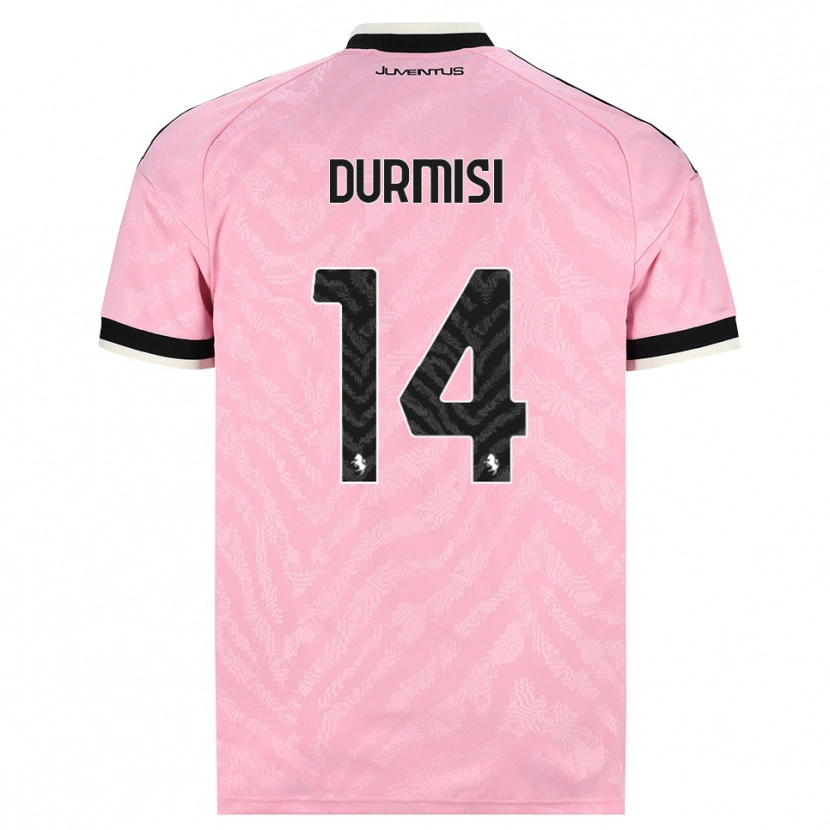 Danxen Børn Arman Durmiši #14 Pink Sort Udebane Spillertrøjer 2026/27 Trøje T-Shirt