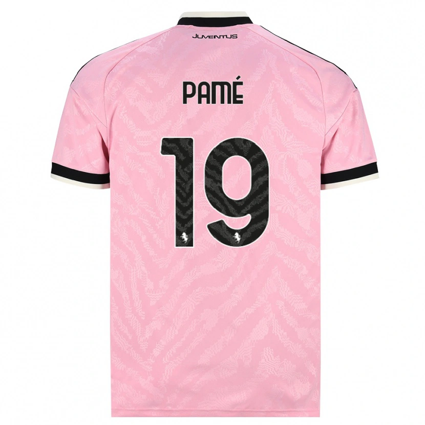 Danxen Børn Mamadou Pamé #19 Pink Sort Udebane Spillertrøjer 2026/27 Trøje T-Shirt