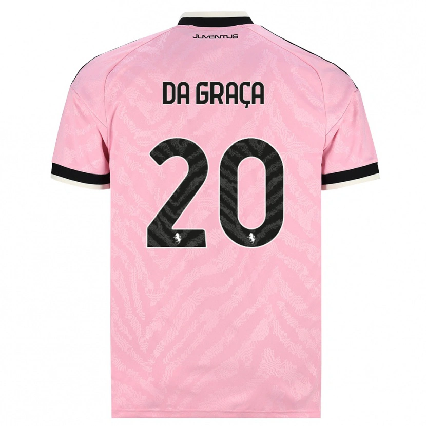 Danxen Børn Cosimo Da Graça #20 Pink Sort Udebane Spillertrøjer 2026/27 Trøje T-Shirt