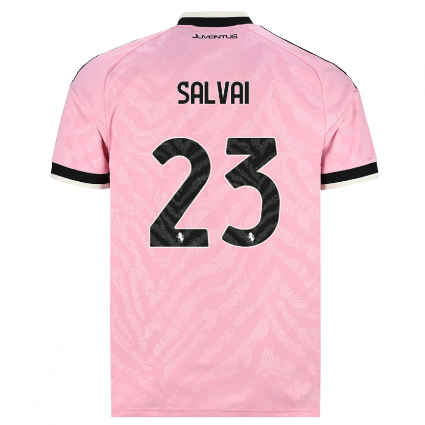 Danxen Børn Cecilia Salvai #23 Pink Sort Udebane Spillertrøjer 2026/27 Trøje T-Shirt