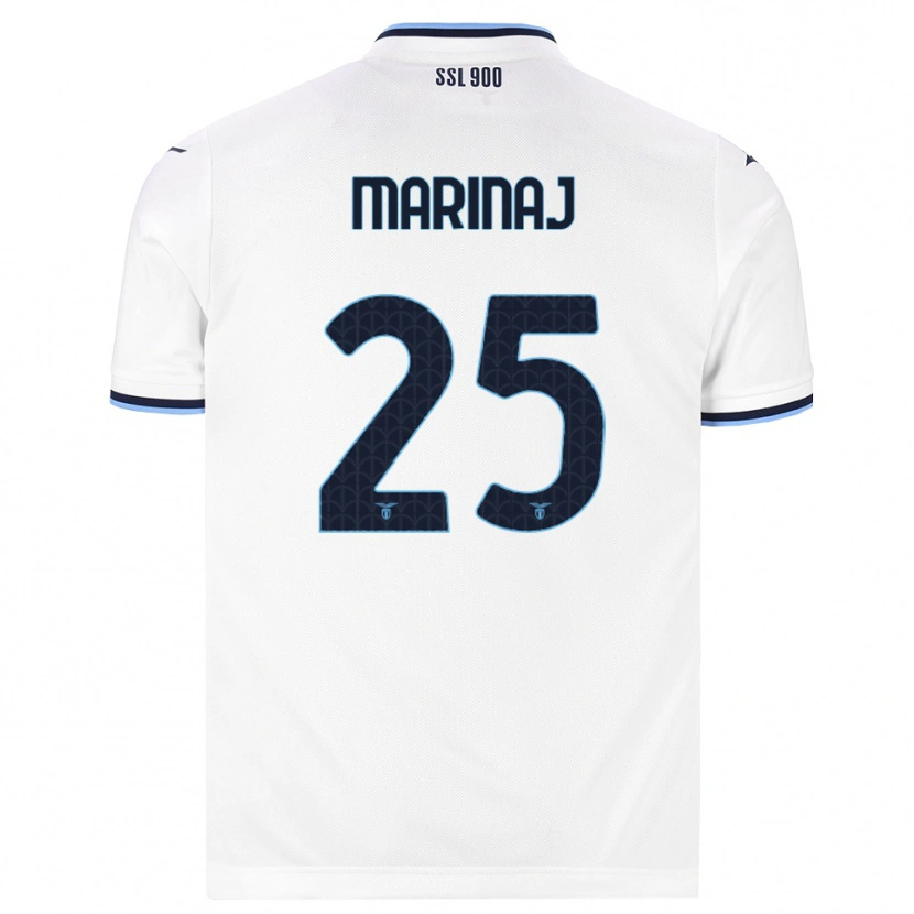 Danxen Børn Kledi Marinaj #25 Hvid Marineblå Udebane Spillertrøjer 2026/27 Trøje T-Shirt