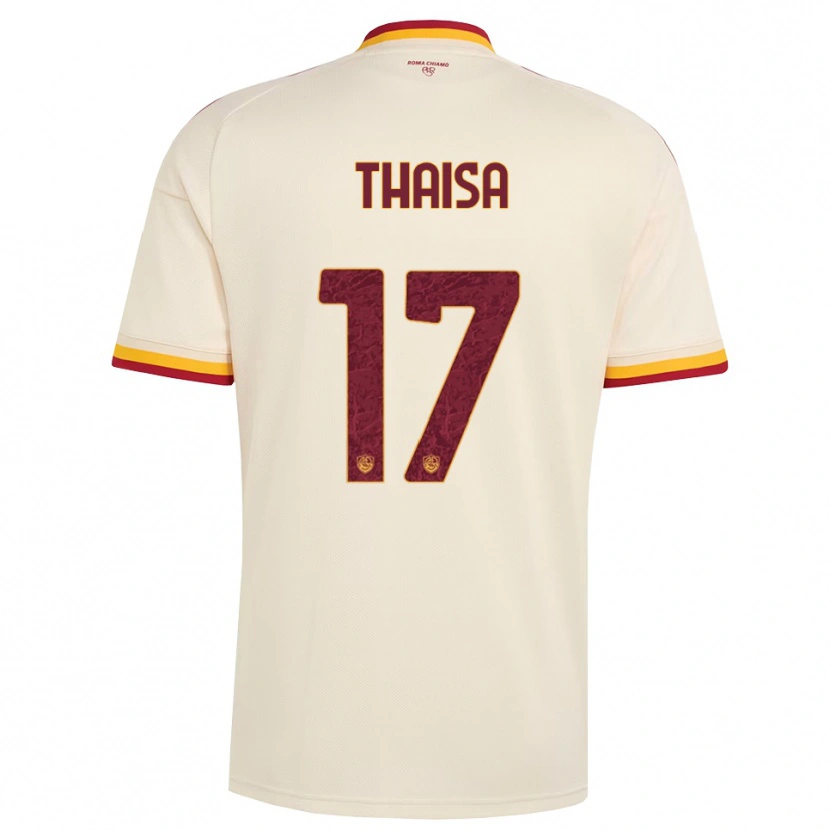 Danxen Børn Thaisa #17 Champagne Rød Gul Udebane Spillertrøjer 2026/27 Trøje T-Shirt