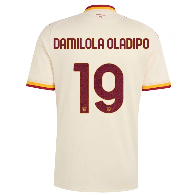 Danxen Børn Shukurat Damilola Oladipo #19 Champagne Rød Gul Udebane Spillertrøjer 2026/27 Trøje T-Shirt