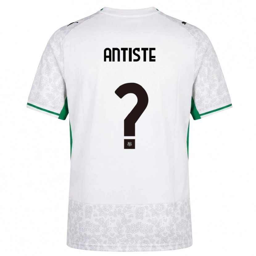 Danxen Børn Janis Antiste #0 Hvid Sort Grøn Udebane Spillertrøjer 2026/27 Trøje T-Shirt