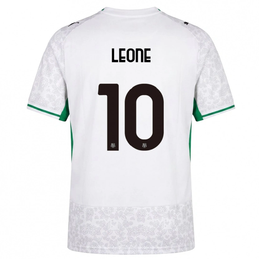 Danxen Børn Kevin Leone #10 Hvid Sort Grøn Udebane Spillertrøjer 2026/27 Trøje T-Shirt