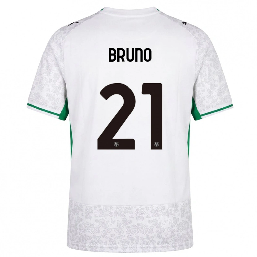 Danxen Børn Kevin Bruno #21 Hvid Sort Grøn Udebane Spillertrøjer 2026/27 Trøje T-Shirt