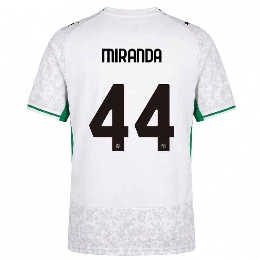 Danxen Børn Kevin Miranda #44 Hvid Sort Grøn Udebane Spillertrøjer 2026/27 Trøje T-Shirt