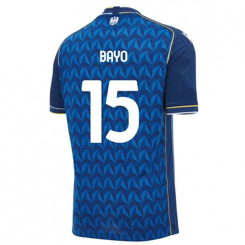 Danxen Børn Vakoun Bayo #15 Kongelig Blå Hvid Blå Udebane Spillertrøjer 2026/27 Trøje T-Shirt