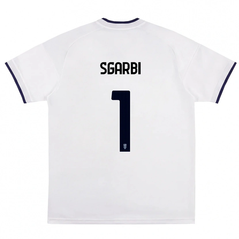 Danxen Børn Dylan Sgarbi #1 Hvid Rød Kongelig Blå Udebane Spillertrøjer 2026/27 Trøje T-Shirt