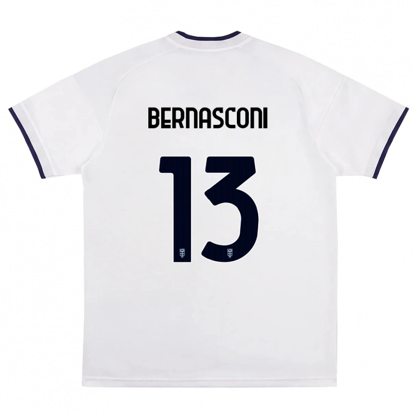 Danxen Børn Enea Bernasconi #13 Hvid Rød Kongelig Blå Udebane Spillertrøjer 2026/27 Trøje T-Shirt