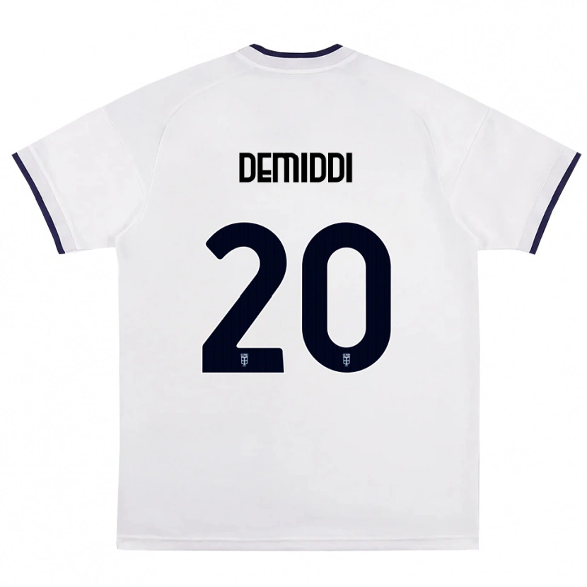 Danxen Børn Pedro Demiddi #20 Hvid Rød Kongelig Blå Udebane Spillertrøjer 2026/27 Trøje T-Shirt