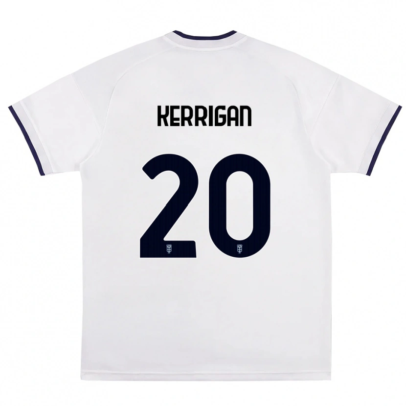 Danxen Børn Liam Kerrigan #20 Hvid Rød Kongelig Blå Udebane Spillertrøjer 2026/27 Trøje T-Shirt