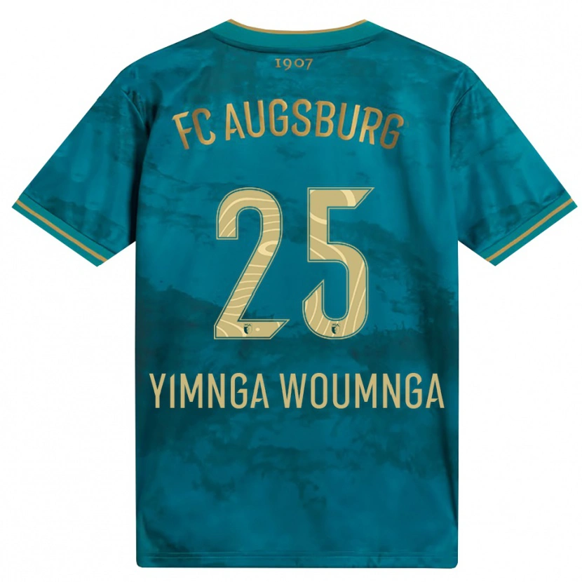 Danxen Børn Batkam Yimnga Woumnga #25 Grøn Brun Udebane Spillertrøjer 2026/27 Trøje T-Shirt