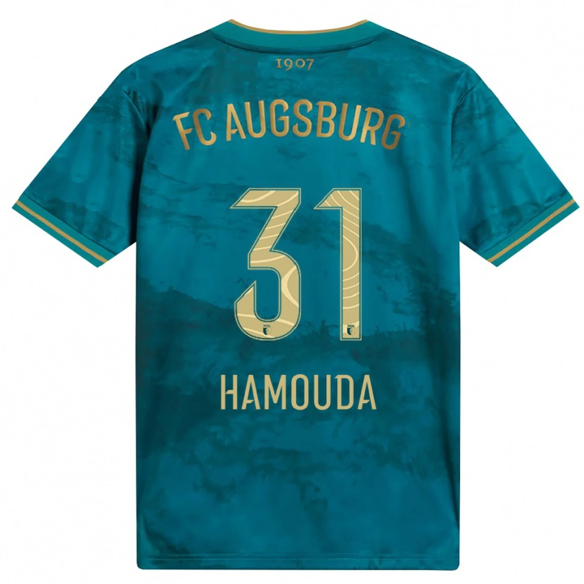 Danxen Børn Hania Hamouda #31 Grøn Brun Udebane Spillertrøjer 2026/27 Trøje T-Shirt