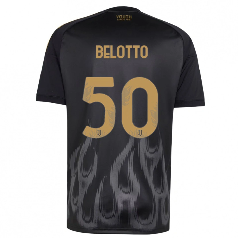 Danxen Børn Soledad Belotto #50 Sort Brun Tredje Sæt Spillertrøjer 2026/27 Trøje T-Shirt
