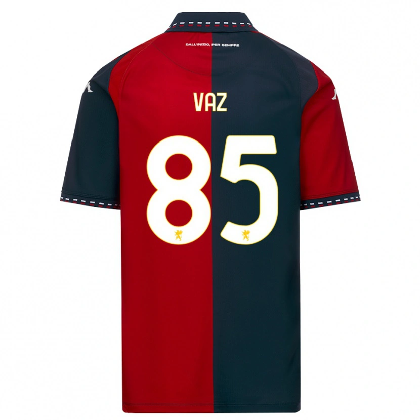 Danxen Mænd Marcelo Vaz #85 Rød Sort Hvid Hjemmebane Spillertrøjer 2026/27 Trøje T-Shirt