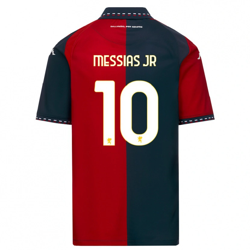 Danxen Mænd Junior Messias #10 Rød Sort Hvid Hjemmebane Spillertrøjer 2026/27 Trøje T-Shirt