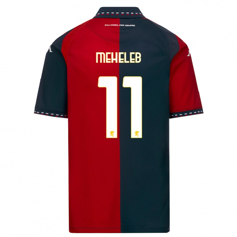 Danxen Mænd Sami Meheleb #11 Rød Sort Hvid Hjemmebane Spillertrøjer 2026/27 Trøje T-Shirt
