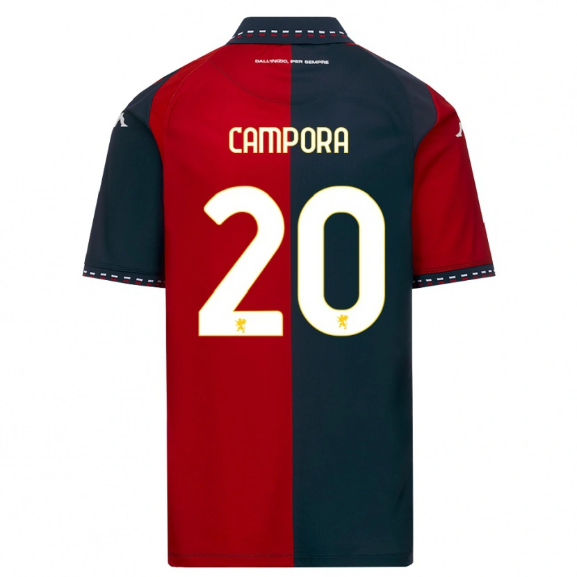 Danxen Mænd Alice Campora #20 Rød Sort Hvid Hjemmebane Spillertrøjer 2026/27 Trøje T-Shirt