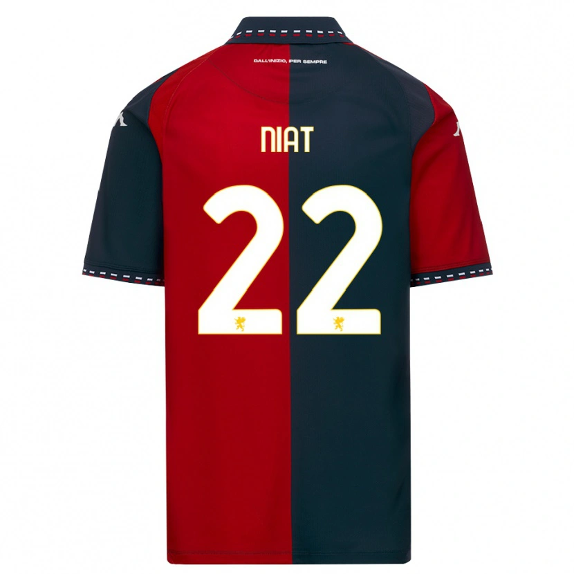 Danxen Mænd Yahvan Niat #22 Rød Sort Hvid Hjemmebane Spillertrøjer 2026/27 Trøje T-Shirt
