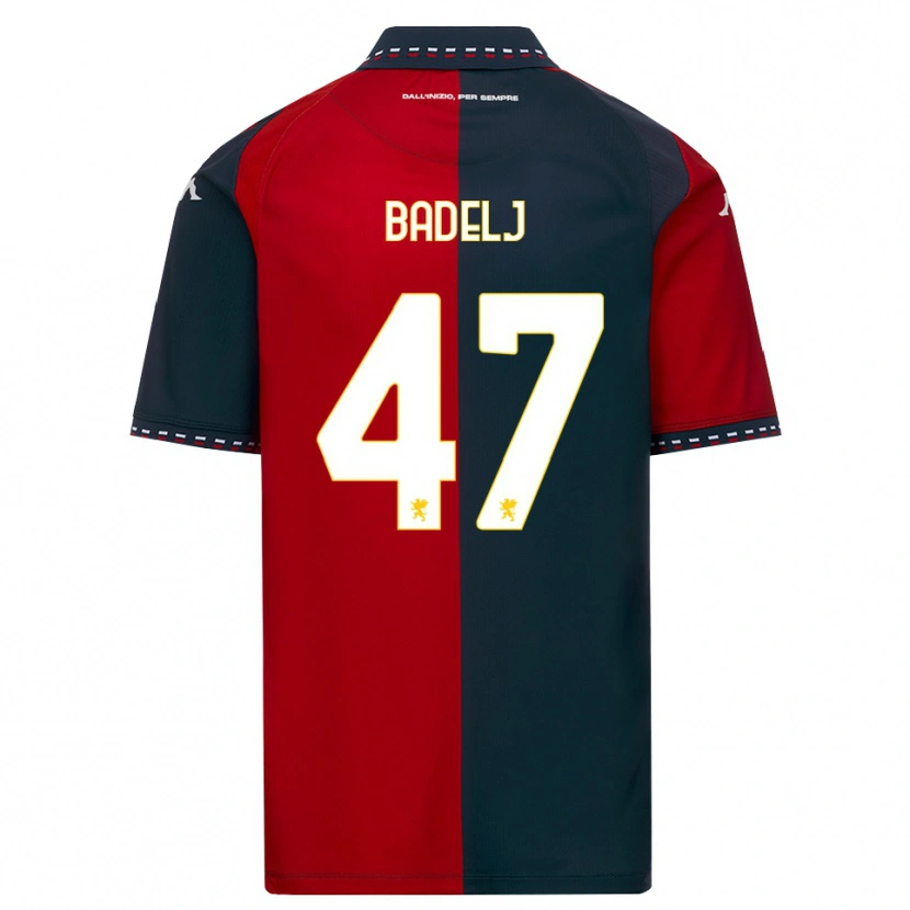 Danxen Mænd Milan Badelj #47 Rød Sort Hvid Hjemmebane Spillertrøjer 2026/27 Trøje T-Shirt