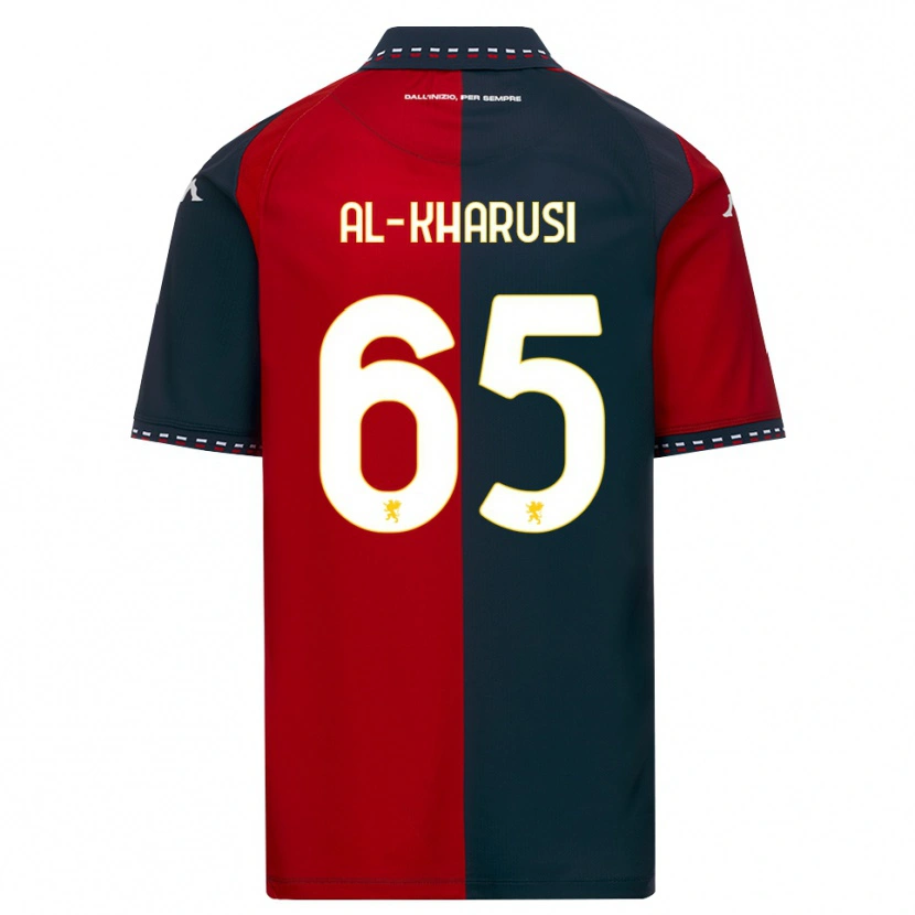 Danxen Mænd Suhayb Al-Kharusi #65 Rød Sort Hvid Hjemmebane Spillertrøjer 2026/27 Trøje T-Shirt