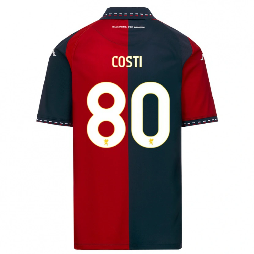 Danxen Mænd Fabiana Costi #80 Rød Sort Hvid Hjemmebane Spillertrøjer 2026/27 Trøje T-Shirt