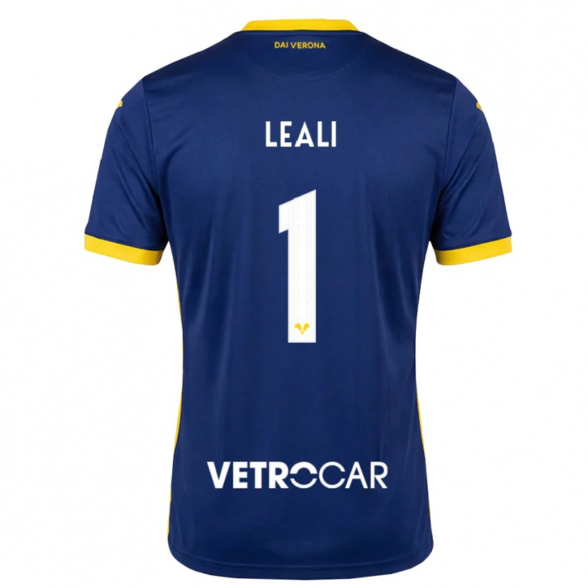 Danxen Mænd Nicola Leali #1 Kongelig Blå Gul Hvid Hjemmebane Spillertrøjer 2026/27 Trøje T-Shirt