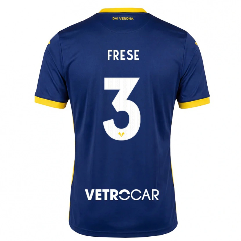 Danxen Mænd Martin Frese #3 Kongelig Blå Gul Hvid Hjemmebane Spillertrøjer 2026/27 Trøje T-Shirt