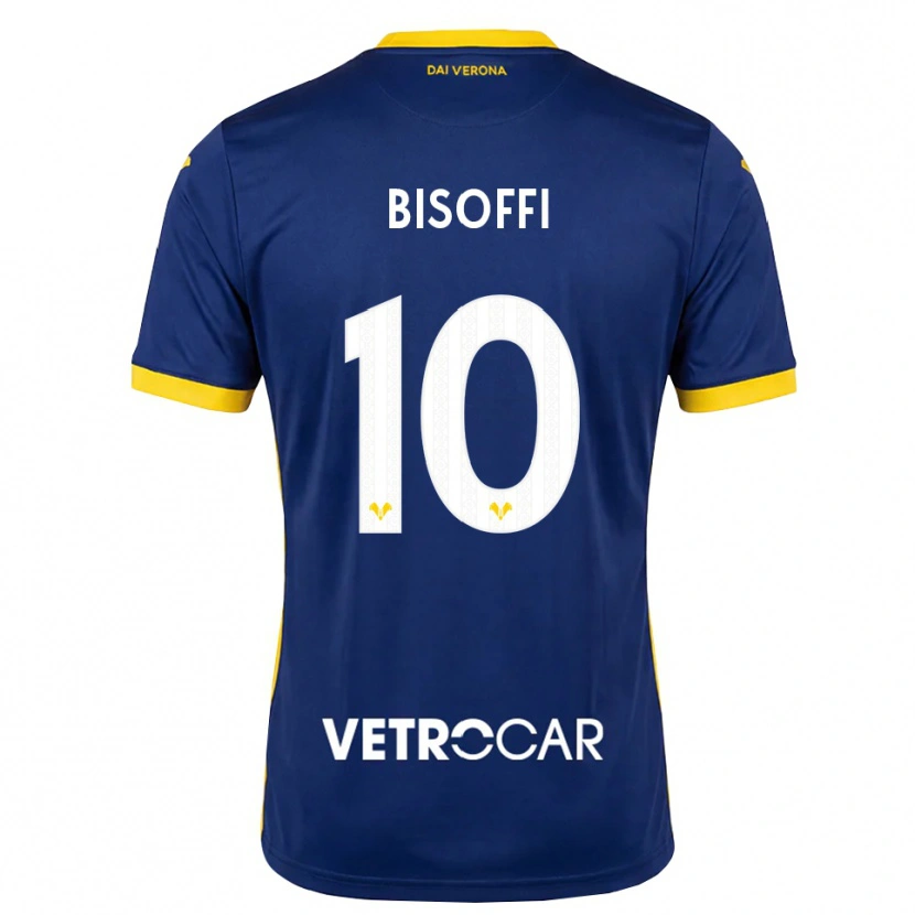 Danxen Mænd Luca Bisoffi #10 Kongelig Blå Gul Hvid Hjemmebane Spillertrøjer 2026/27 Trøje T-Shirt