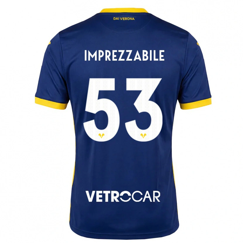 Danxen Mænd Francesca Imprezzabile #53 Kongelig Blå Gul Hvid Hjemmebane Spillertrøjer 2026/27 Trøje T-Shirt