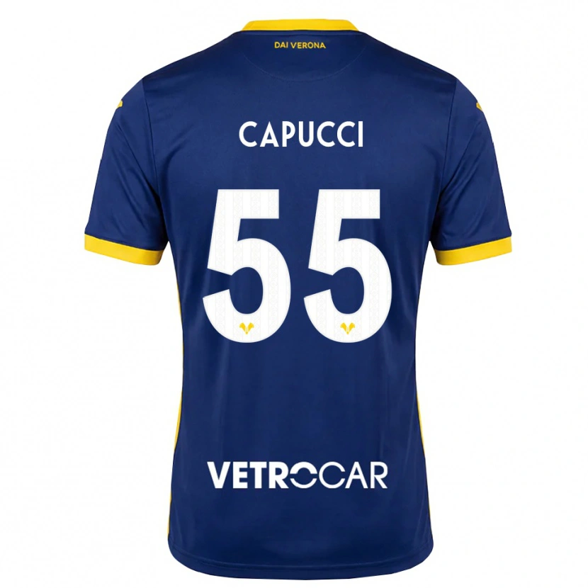 Danxen Mænd Laura Capucci #55 Kongelig Blå Gul Hvid Hjemmebane Spillertrøjer 2026/27 Trøje T-Shirt