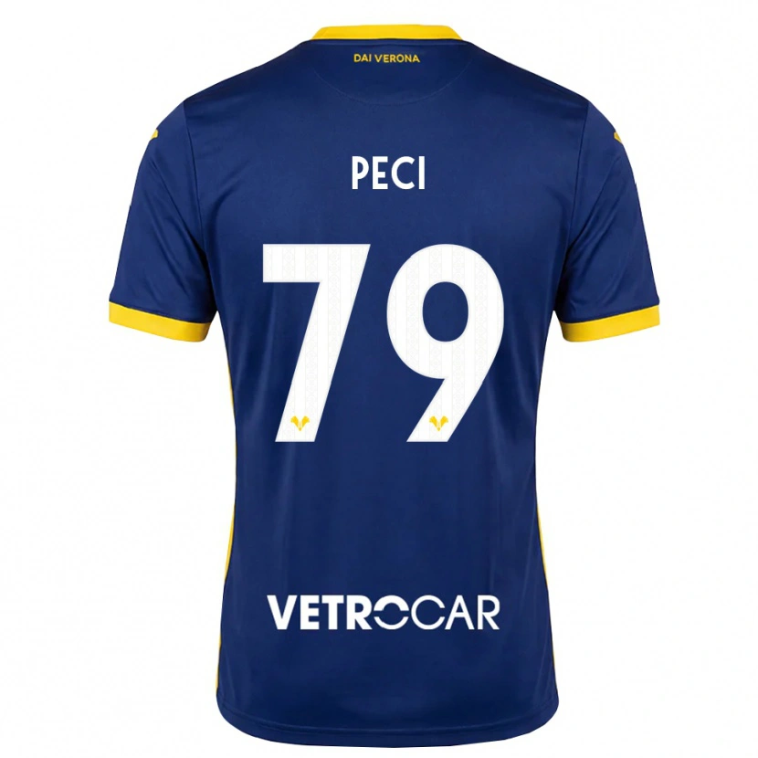 Danxen Mænd Jurgen Peci #79 Kongelig Blå Gul Hvid Hjemmebane Spillertrøjer 2026/27 Trøje T-Shirt