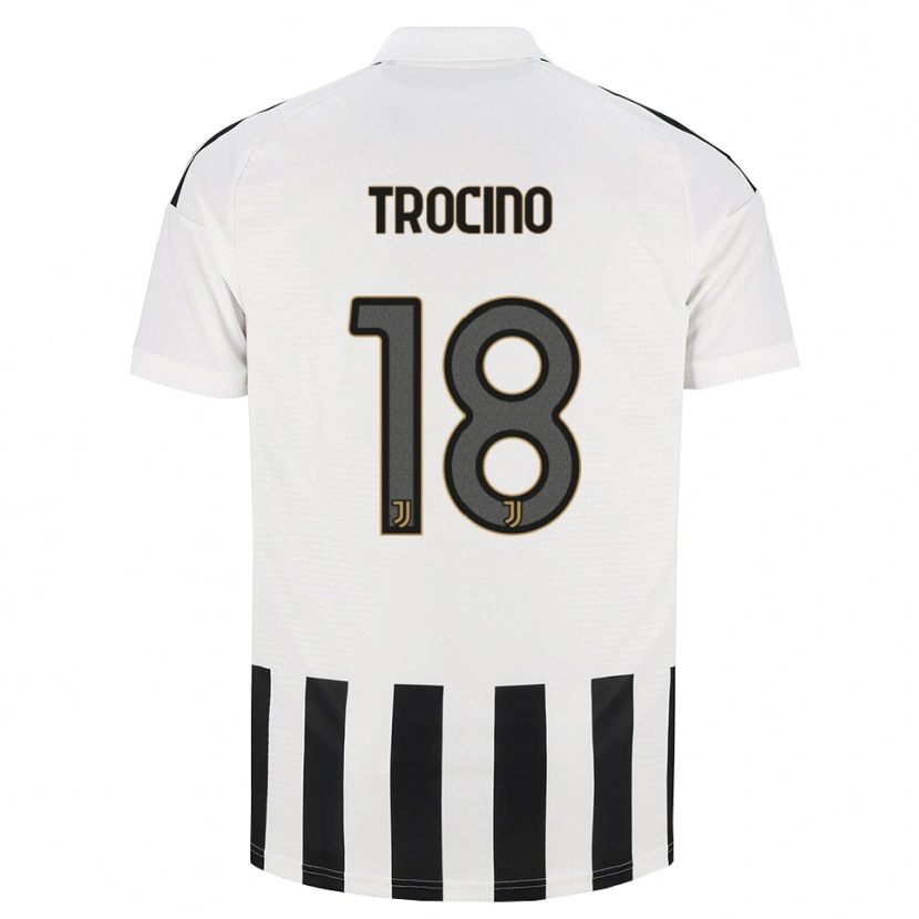 Danxen Mænd Luca Trocino #18 Sort Hvid Brun Hjemmebane Spillertrøjer 2026/27 Trøje T-Shirt