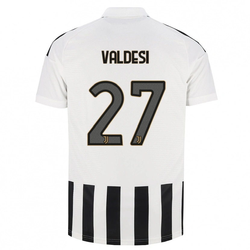 Danxen Mænd Andrea Valdesi #27 Sort Hvid Brun Hjemmebane Spillertrøjer 2026/27 Trøje T-Shirt