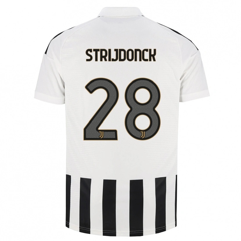 Danxen Mænd Bayron Strijdonck #28 Sort Hvid Brun Hjemmebane Spillertrøjer 2026/27 Trøje T-Shirt