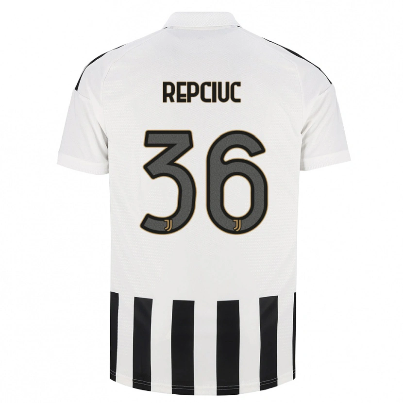 Danxen Mænd Gabriel Repciuc #36 Sort Hvid Brun Hjemmebane Spillertrøjer 2026/27 Trøje T-Shirt