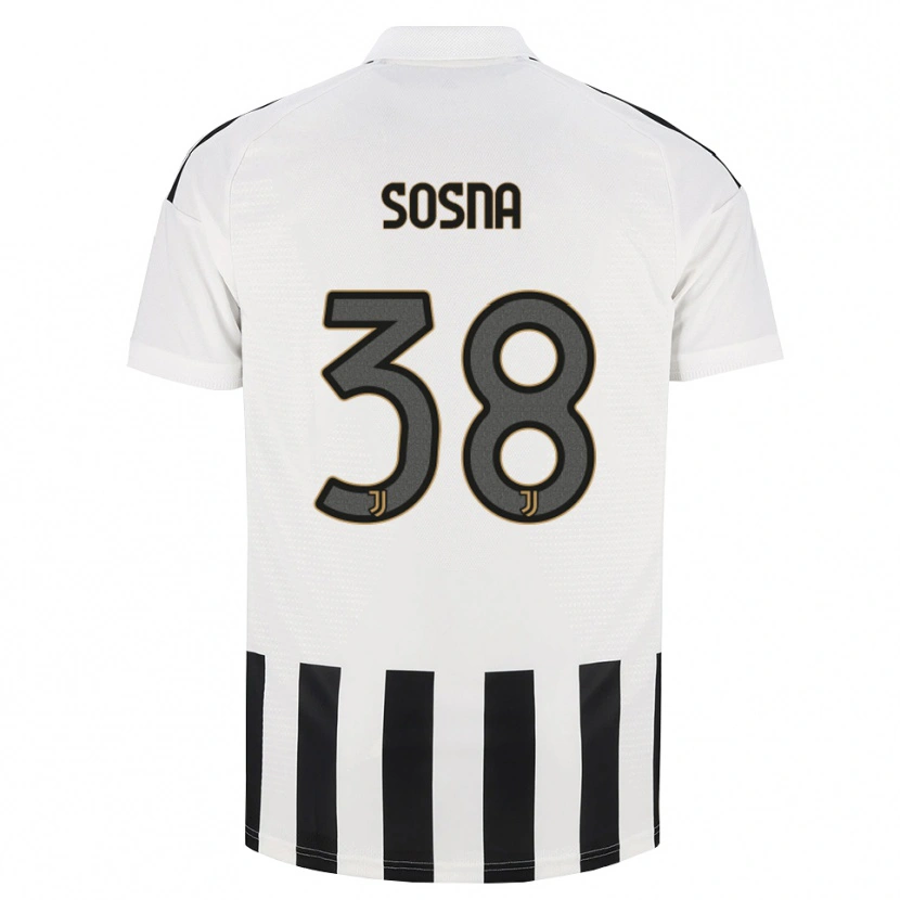 Danxen Mænd Adam Sosna #38 Sort Hvid Brun Hjemmebane Spillertrøjer 2026/27 Trøje T-Shirt