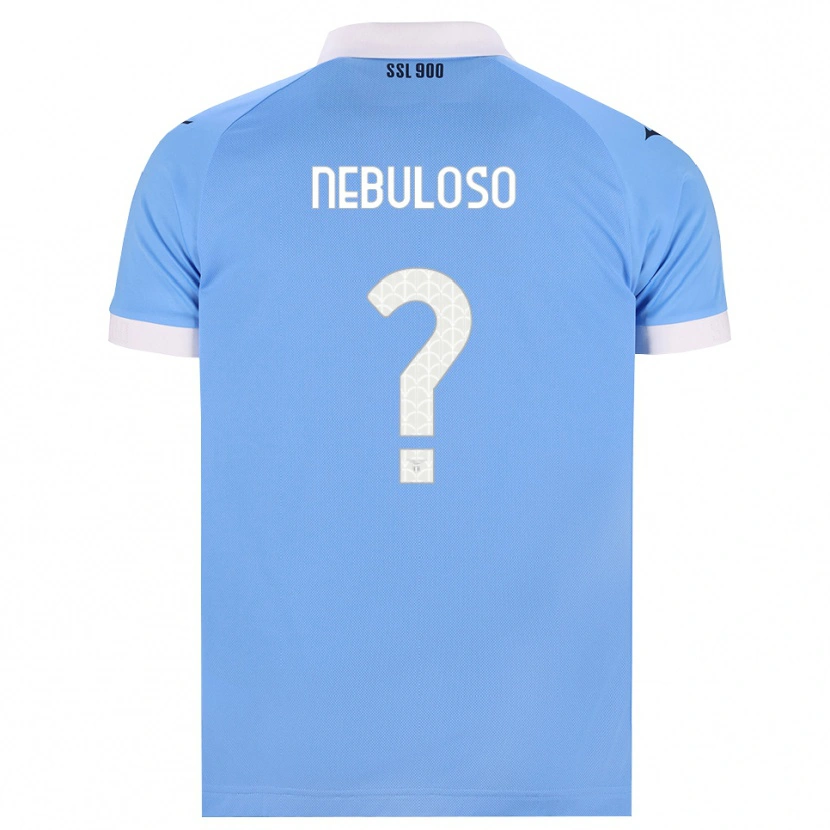 Danxen Mænd Giulio Nebuloso #0 Himmelblå Sort Hvid Hjemmebane Spillertrøjer 2026/27 Trøje T-Shirt