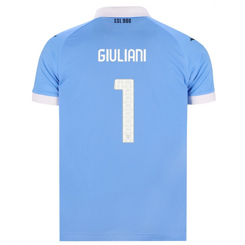 Danxen Mænd Alessio Giuliani #1 Himmelblå Sort Hvid Hjemmebane Spillertrøjer 2026/27 Trøje T-Shirt