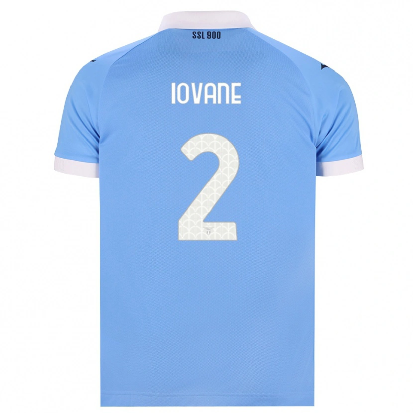 Danxen Mænd Matteo Iovane #2 Himmelblå Sort Hvid Hjemmebane Spillertrøjer 2026/27 Trøje T-Shirt