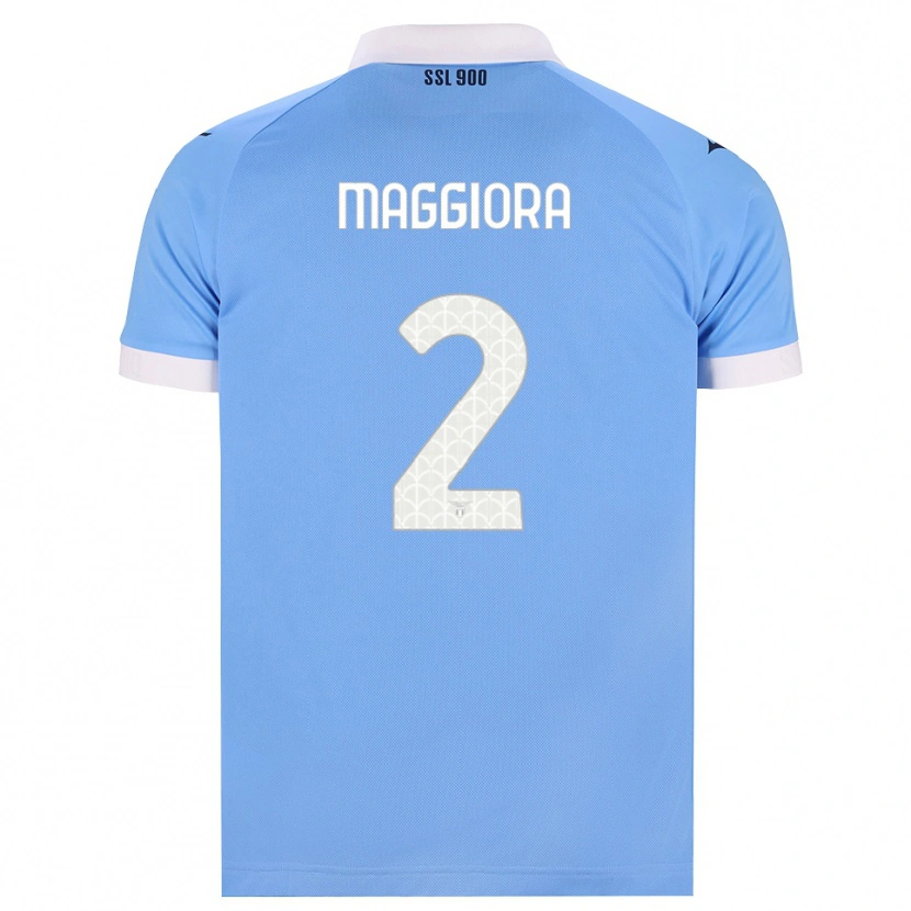 Danxen Mænd Antonio Maggiora #2 Himmelblå Sort Hvid Hjemmebane Spillertrøjer 2026/27 Trøje T-Shirt
