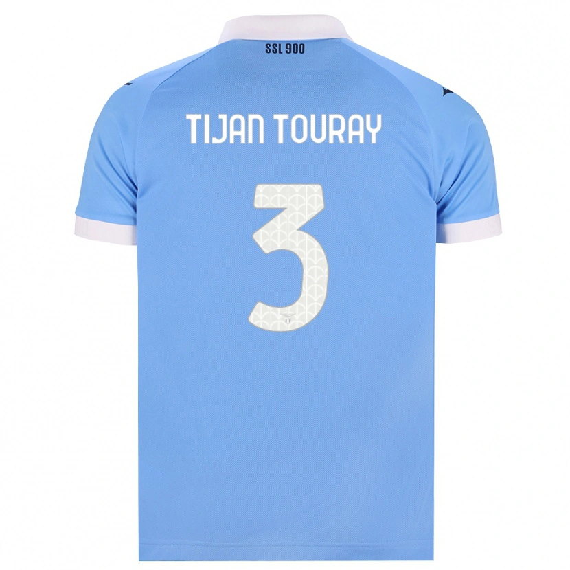 Danxen Mænd Sheikh Tijan Touray #3 Himmelblå Sort Hvid Hjemmebane Spillertrøjer 2026/27 Trøje T-Shirt