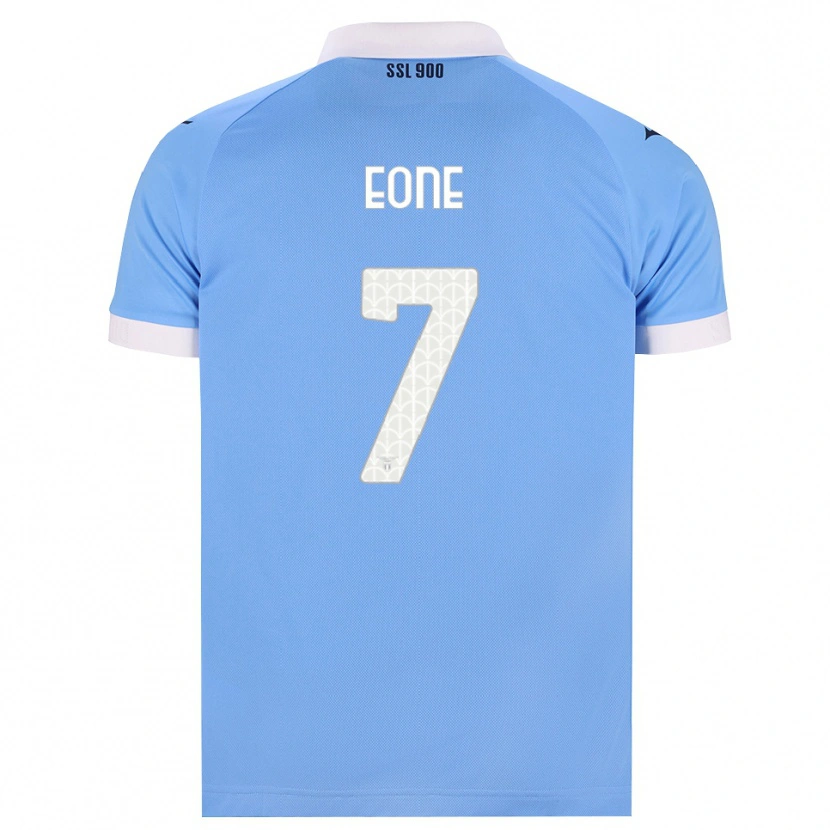 Danxen Mænd Emmanuel Eone #7 Himmelblå Sort Hvid Hjemmebane Spillertrøjer 2026/27 Trøje T-Shirt