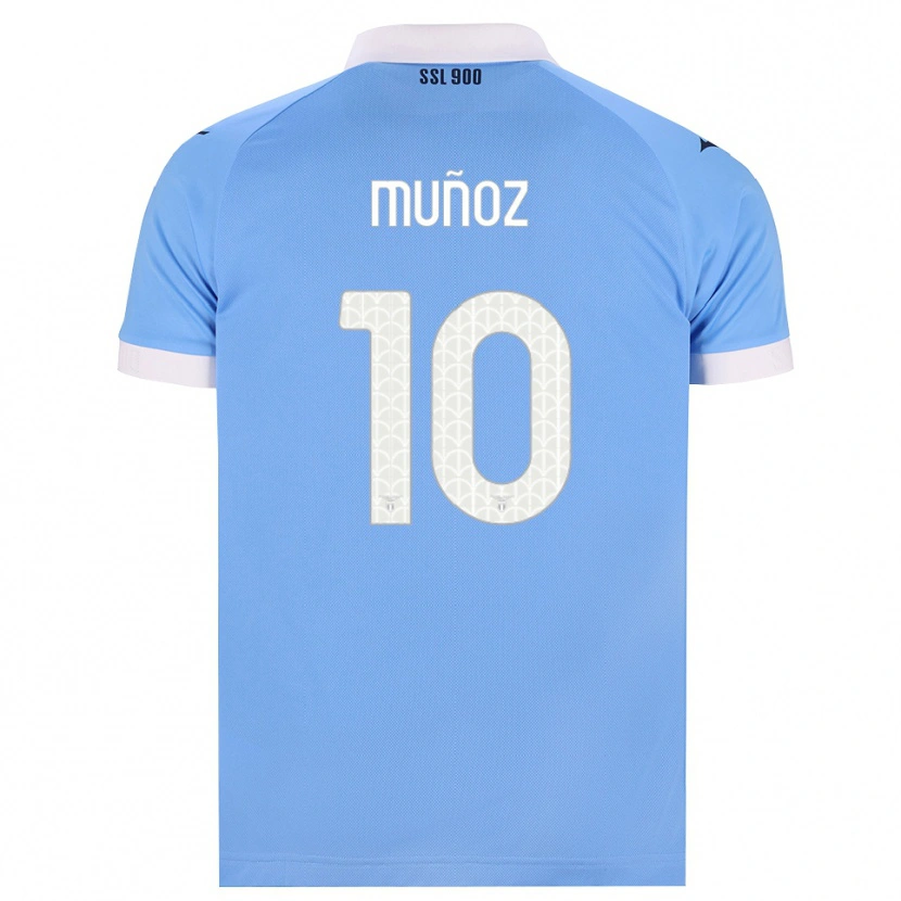 Danxen Mænd Cristo Muñoz #10 Himmelblå Sort Hvid Hjemmebane Spillertrøjer 2026/27 Trøje T-Shirt
