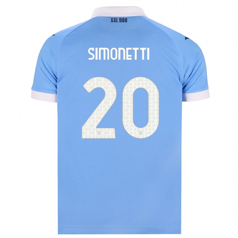 Danxen Mænd Flaminia Simonetti #20 Himmelblå Sort Hvid Hjemmebane Spillertrøjer 2026/27 Trøje T-Shirt