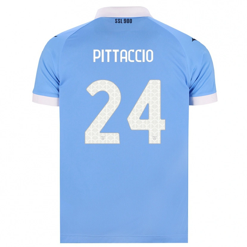 Danxen Mænd Francesca Pittaccio #24 Himmelblå Sort Hvid Hjemmebane Spillertrøjer 2026/27 Trøje T-Shirt